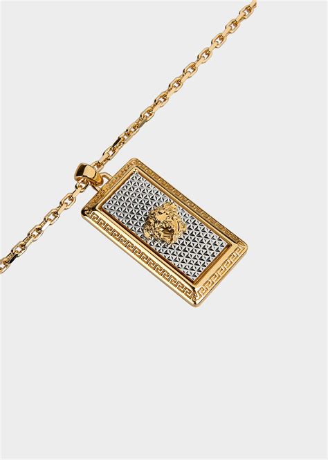 versace diamond pendant|Versace pendant men's.